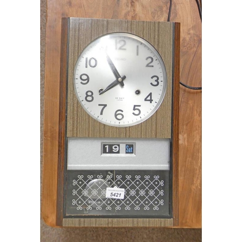 SEIKO 30 DAY WALL CLOCK 43CM TALL Barnebys