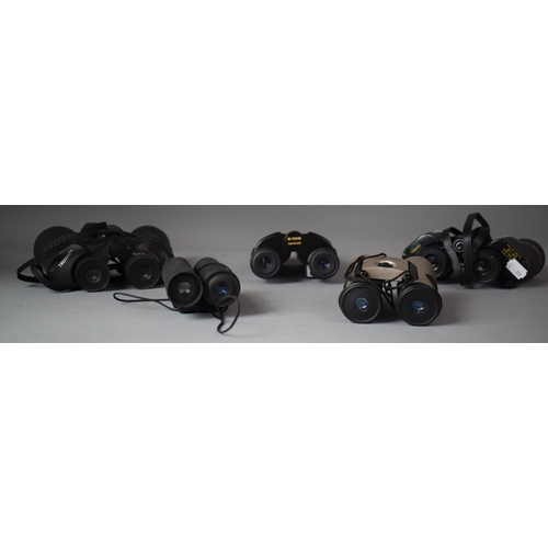 165 - A Collection of Five Various Binoculars to Include 8x40, 10x25, Tronic 10x50 Etc