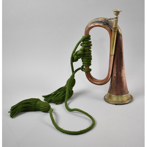 7 - A Military Style Copper and Brass Bugle