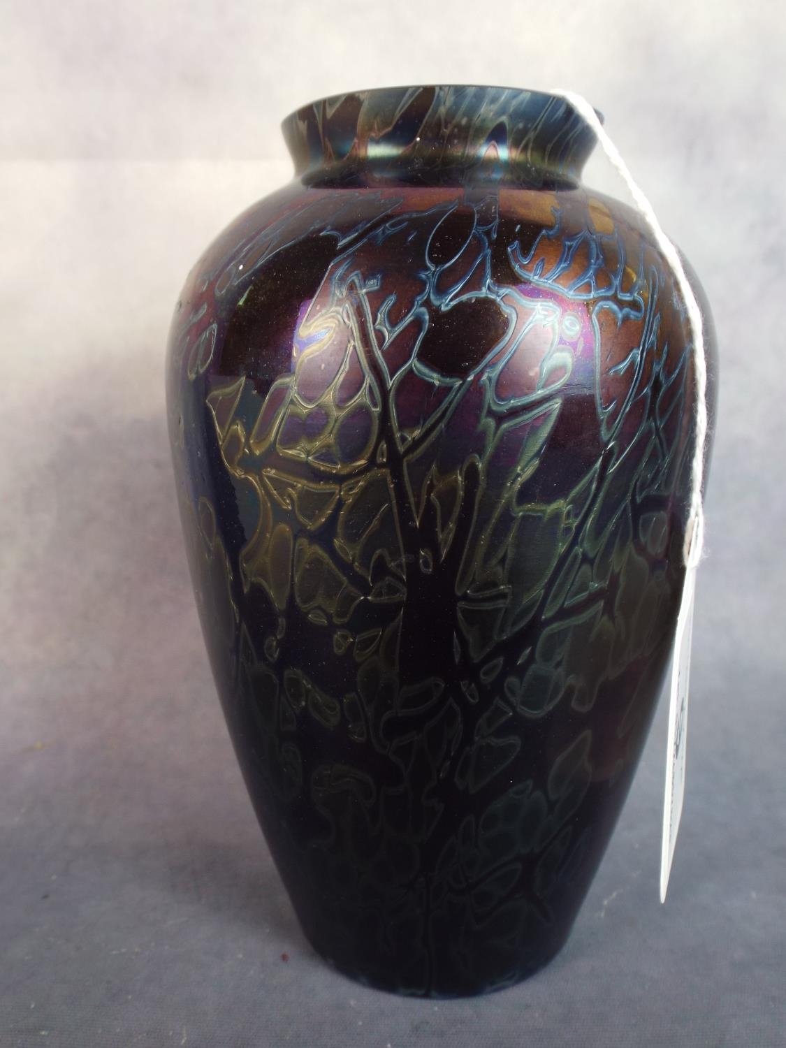 Royal Brierley Art glass vase (6.5 inches tall)