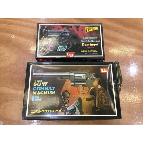 LS 11 Scale Unmade Plastic Gun Kits Derrington & Magnum