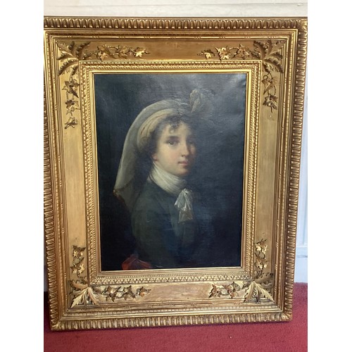 1350 - A fine quality portrait of Élisabeth Vigée Le Brun (1755-1842) from 1788 to 1818 Le Brun painted 37 ... 