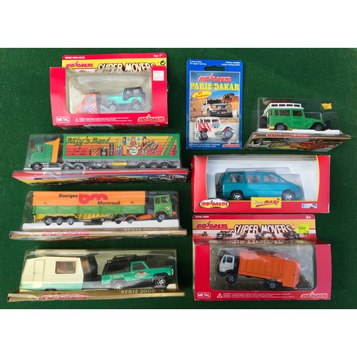 57 - A collection of Majorette Diecast vehicles to include mainly 3000 series, 3065, 3060, 3011, 227 etc.