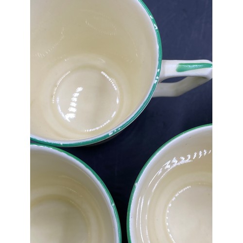 16 - Two coffee sets, one Crown Ducal reg 9784158 
