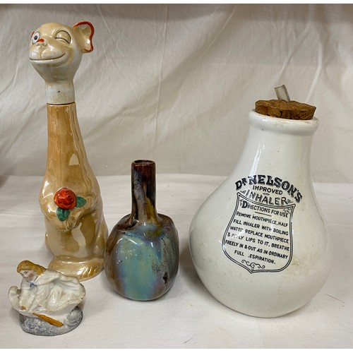 15 - A selection of ceramics to include Toby jugs tallest with lid 28cm, smallest Devon Tors 12cm, Collar... 