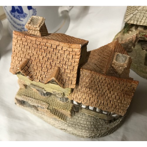 56 - Mixed selection, David Winter, Lilliput Lane and other makes, various buildings, mugs including Gun ... 