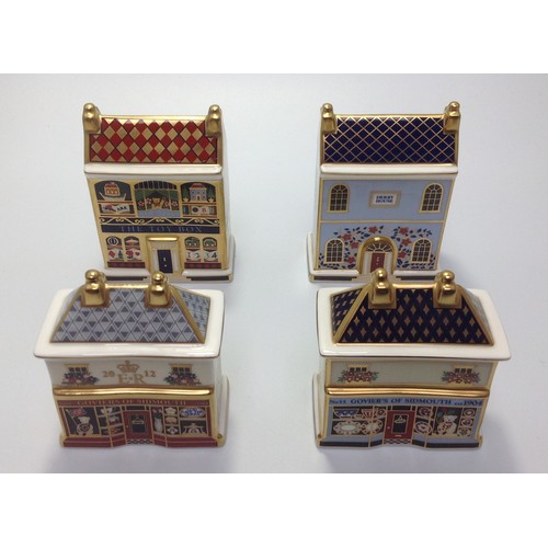 Four Royal Crown Derby houses and shops, ‘Derby Townhouse’, Barnebys