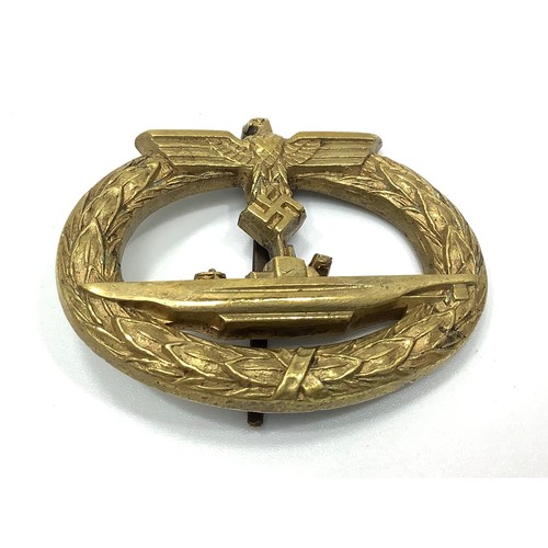 A German Third Reich WWII Kriegsmarine UBoat submarine gilt... Barnebys