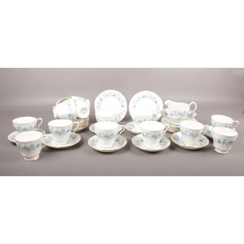 34 - A forty piece Colclough 'Braganza' part tea set. To include fourteen cups, sixteen saucers, eight si... 