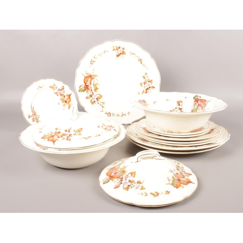 17 - A Royal Doulton 'Wilton' part dinner wares. Lidded tureens, dinner plates, side plates examples etc.