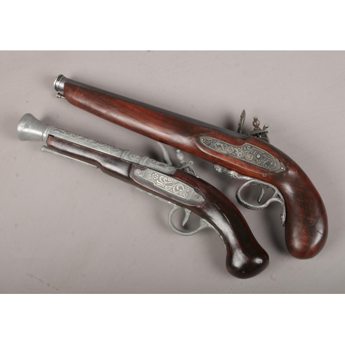 15 - A Pair of Reproduction Blunderbust Pistols.