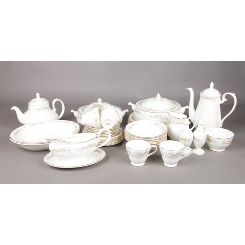 48 - A forty one piece Bone China 'Mayfair' dinner & tea set. To include, teapot, coffee pot, two tureens... 