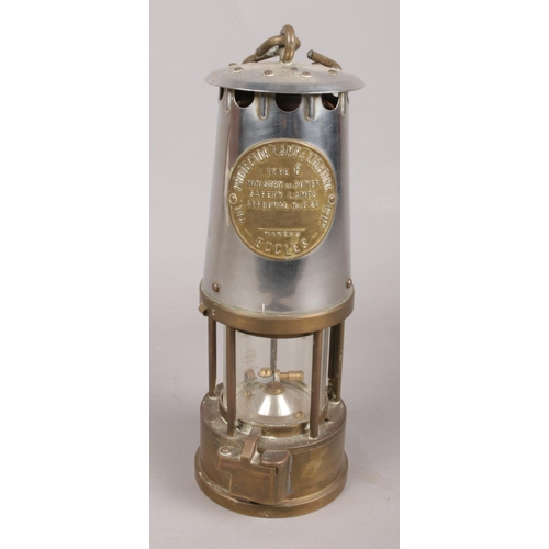22 - An Eccles 'Type 6' Miner's Safety Lamp.