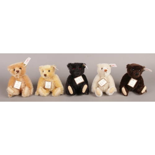 3 - A Steiff limited edition British Collector's Baby Bear Set 1989-1993. No 1111 / 1847. Comprising of ... 