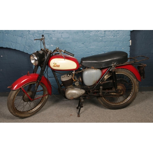A 1963 BSA Bantam D7 175cc Motorcycle for recommissioning. 36,932 recorded miles. Reg: NNW 153A, comes with V5 certificate, along with numerous hand books and spares, including new wiring loom, petrol tank etc.