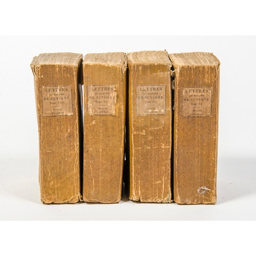 630 - A Box Containing Letters of Madame De Sevigne, edition stereo type 1812.