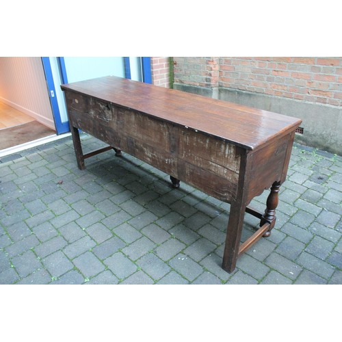 450 - A Beautiful 19th Century Mahogany Sideboard with Three Drawers. Measuring: 180 cms Long x 52 cms Dee... 