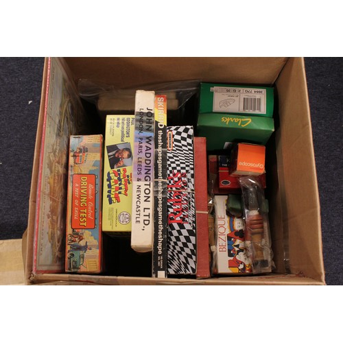 30 - A Large box of Games to include: Patience, Card Golf, The Party Game, Cricket Game, etc. Needs Viewi... 