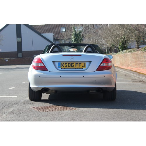 329 - A 2006 Mercedes SLK200 Convertible finished in Silver with Grey Leather, Nice History, 71,000 Miles,... 