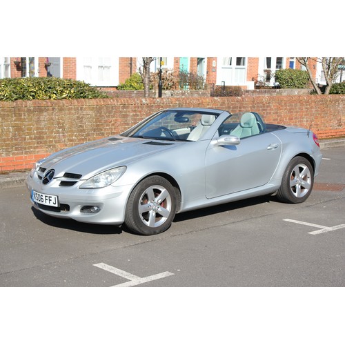 329 - A 2006 Mercedes SLK200 Convertible finished in Silver with Grey Leather, Nice History, 71,000 Miles,... 