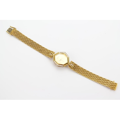 160 - A Beautiful Ladies 18ct Gold Cocktail Watch, Made by 