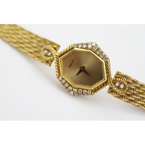 160 - A Beautiful Ladies 18ct Gold Cocktail Watch, Made by 