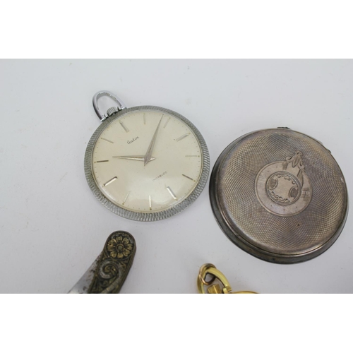 168 - A Kendall and Dent Swiss pocket watch, a Spears of Cardiff Rotary and other Pocket Watches, etc.