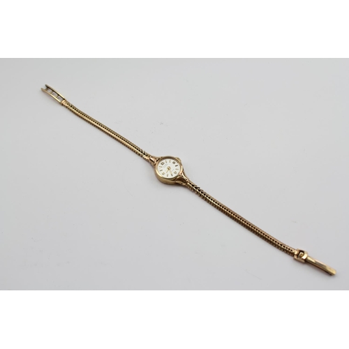 127 - A Ladies 9 carat Gold Rotary Maximum Wristwatch.