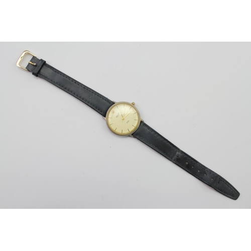 116 - A Gentleman's Rolex Style Wristwatch on a Black Leather Strap.