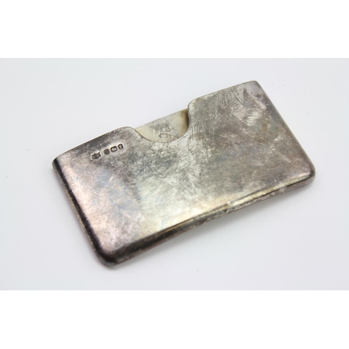 11 - A Victorian Silver Card Case, Sheffield F. Weighing 43 grams.