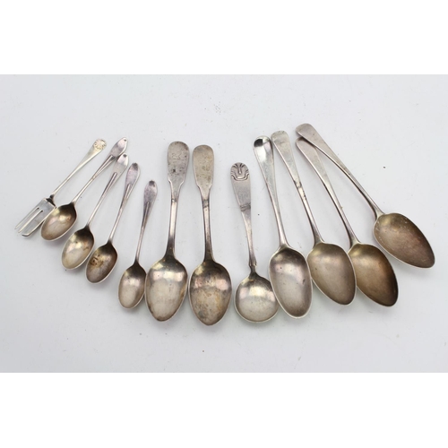 15 - A Collection of Silver Spoons, Georgian period, Scottish, etc.
