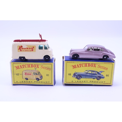187 - Two 1960s Matchbox 1/75 models to include No: 62 