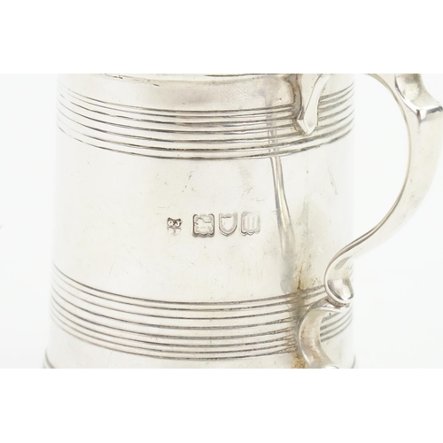 40 - A 1907, George Jackson & David Fullerton - Josiah Williams & Co, Silver Georgian Design Mug. London ... 