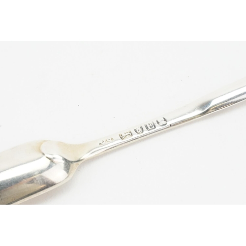 45 - An 1800, Georgian Silver Marrow Scoop. London B. Maker SA. Total weight: approx 41 grams. Possible M... 