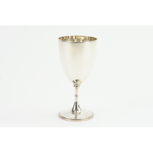 18 - A Silver Victorian Goblet for 