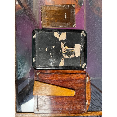 23 - Two Silver Photograph Frames with scrolling decoration & Plain along with one other Silver square.