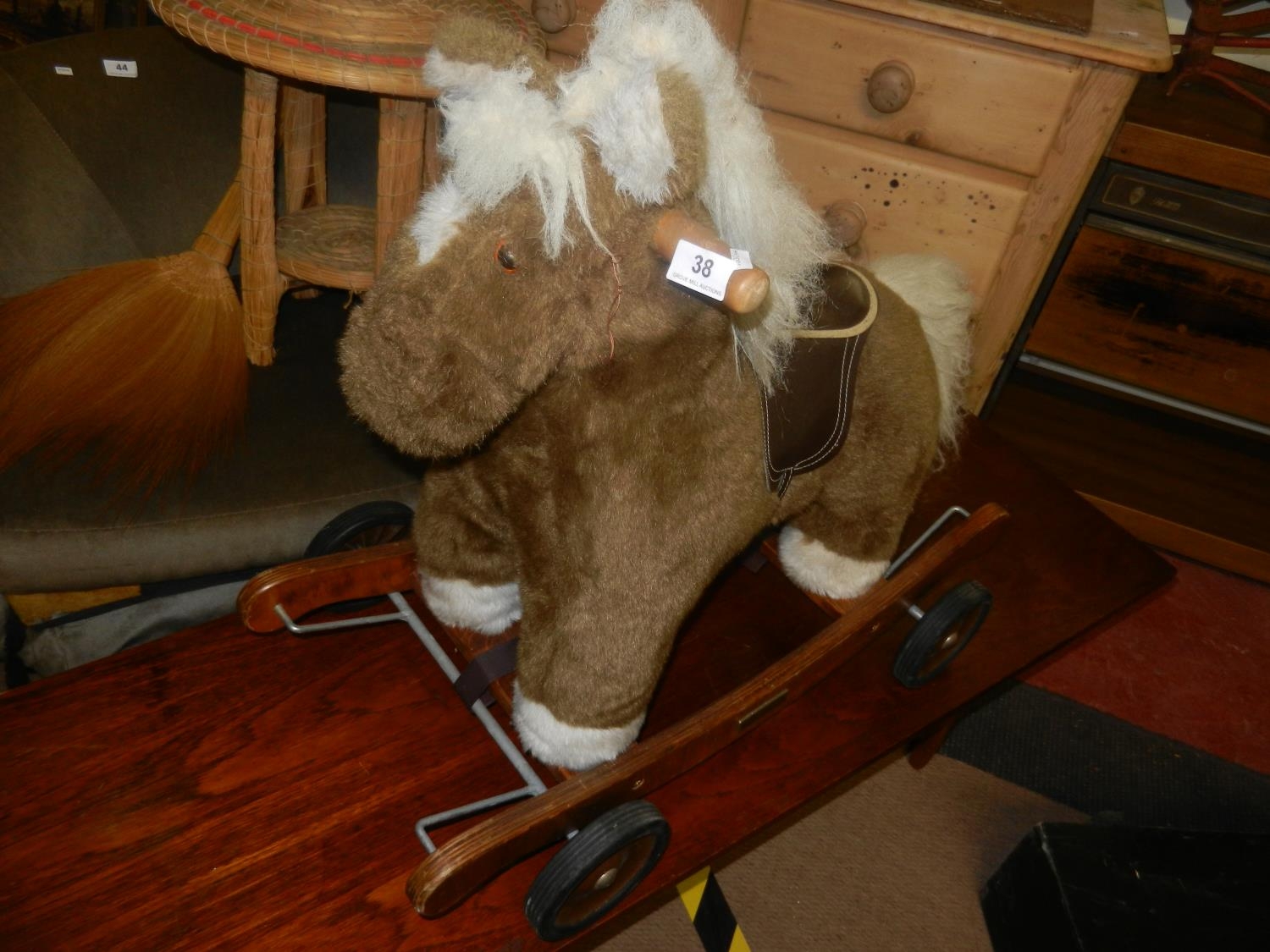 mamas and papas rocking horse with wheels