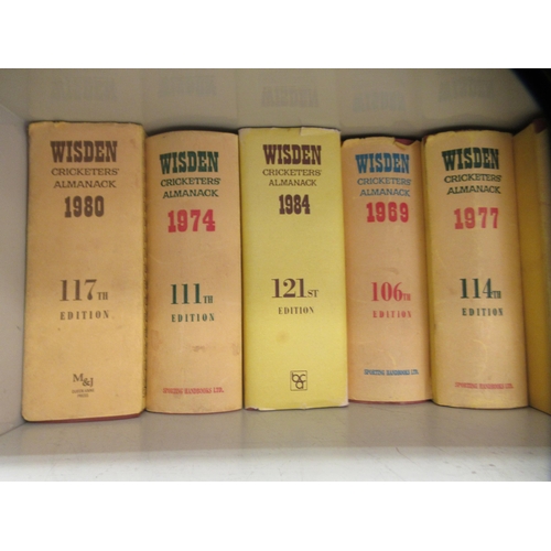 28 - Books: nine editions of 'Wisden Cricketer's Almanac' published 1969 - 1984