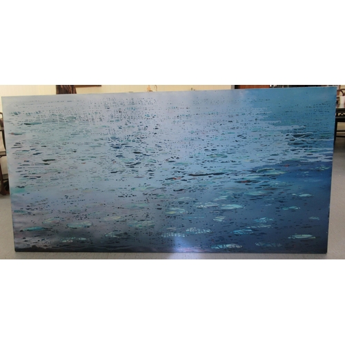 48 - Luke Elwes - 'Aquaterra'  oil on canvas  bears a signature, a title verso & dated 2021/13  53