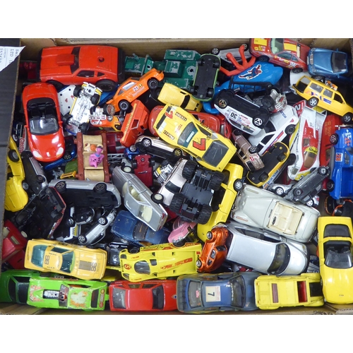 11 - Uncollated diecast model vehicles, recovery, emergency services, sports cars and convertibles: to in... 