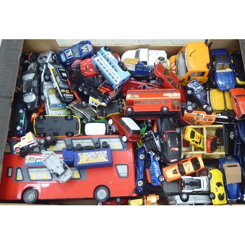 38 - Uncollated diecast model vehicles, recovery, emergency services, sports cars and convertibles: to in... 