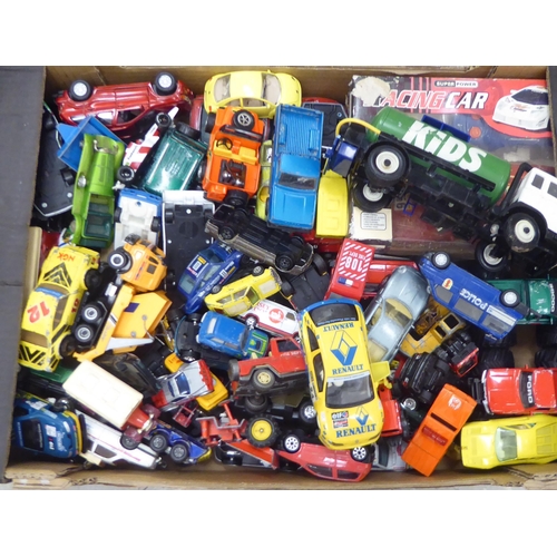 4 - Uncollated diecast model vehicles, recovery, emergency services, sports cars and convertibles: to in... 