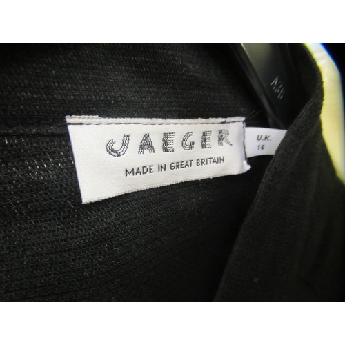 39 - Jaeger fashions: to include blouses, a suit jacket and skirts  size 16-18