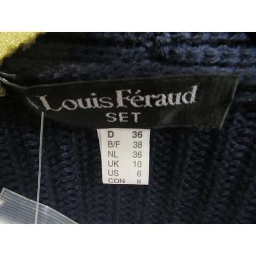 49 - Louis Feraud fashion: to include a blouse; a skirt; and a pair of trousers  approx. size 18