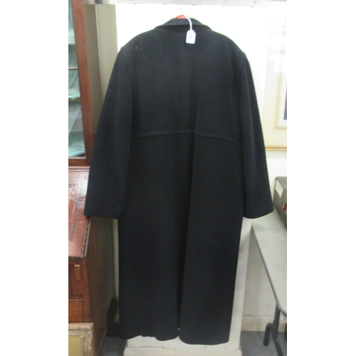 57 - A ladies Louis Feraud wool and angora full-length coat  size 16