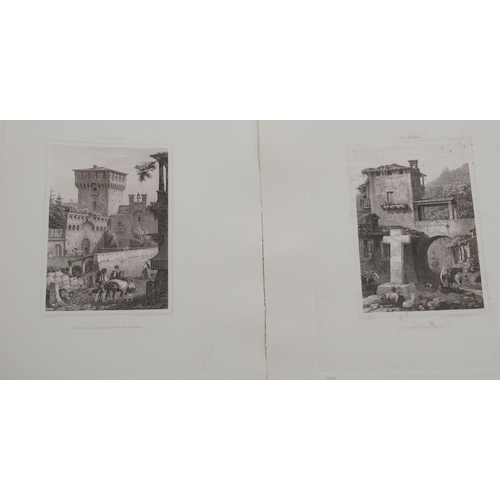 48 - A folio of six 1973 Limited Edition 26/99 monochrome engraved prints, Italian Cities  10