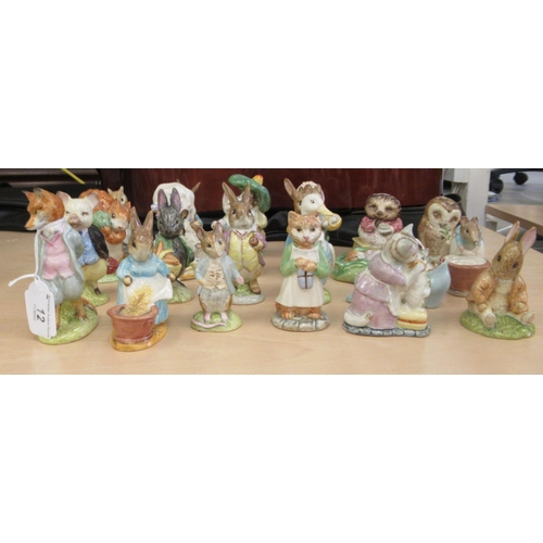 12 - Beswick china Beatrix Potter figures: to include 'Foxy Whiskered Gentleman'  5