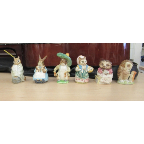 12 - Beswick china Beatrix Potter figures: to include 'Foxy Whiskered Gentleman'  5