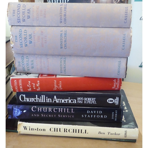 24 - Books, Winston Churchill related reference: to include 'In the Footsteps of Churchill' by Richard Ho... 