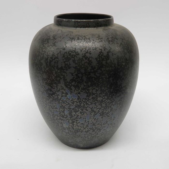 A Poole pottery Calypso vase, ovoid form, 23cm high together with a